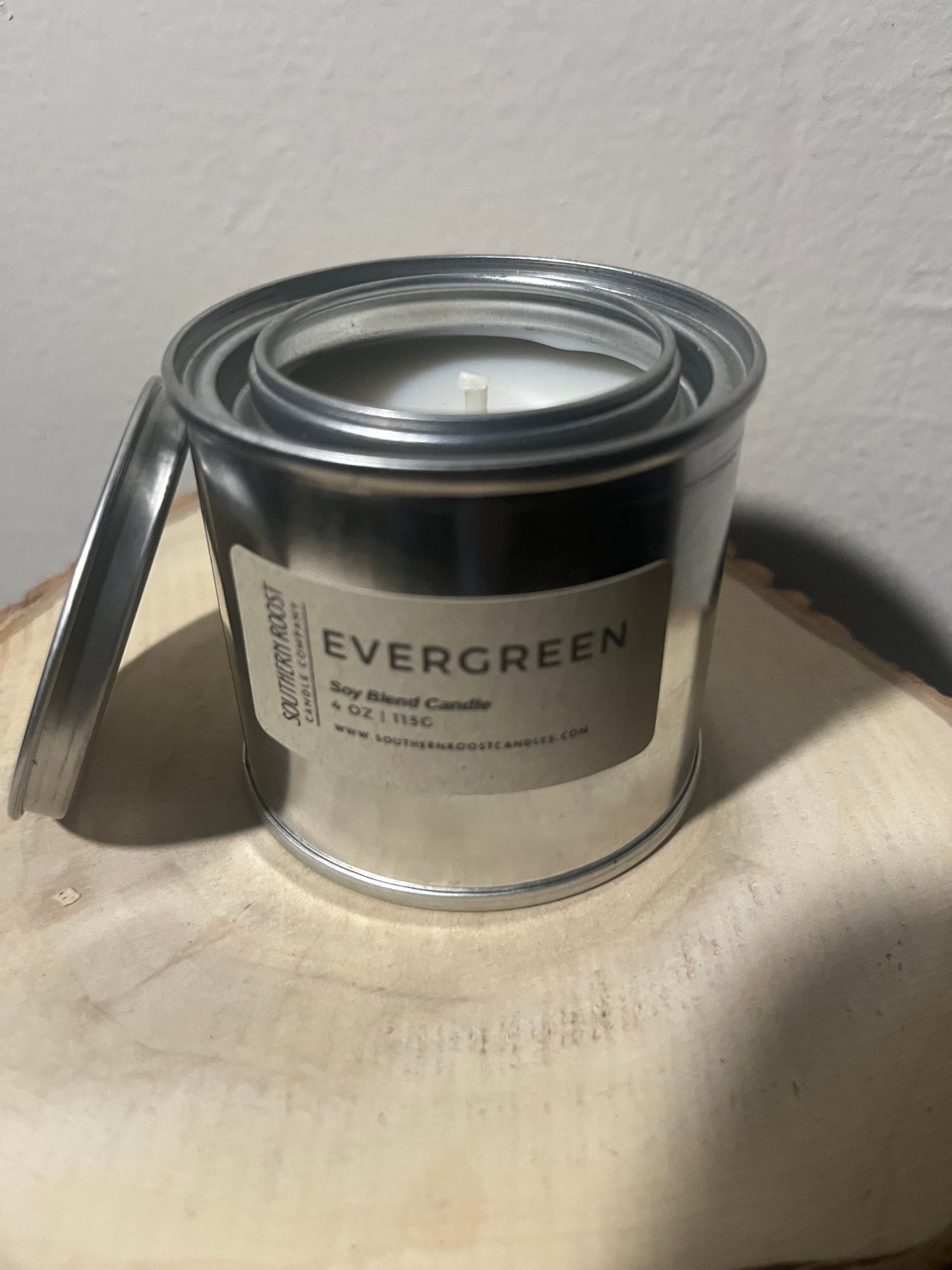 Evergreen candle